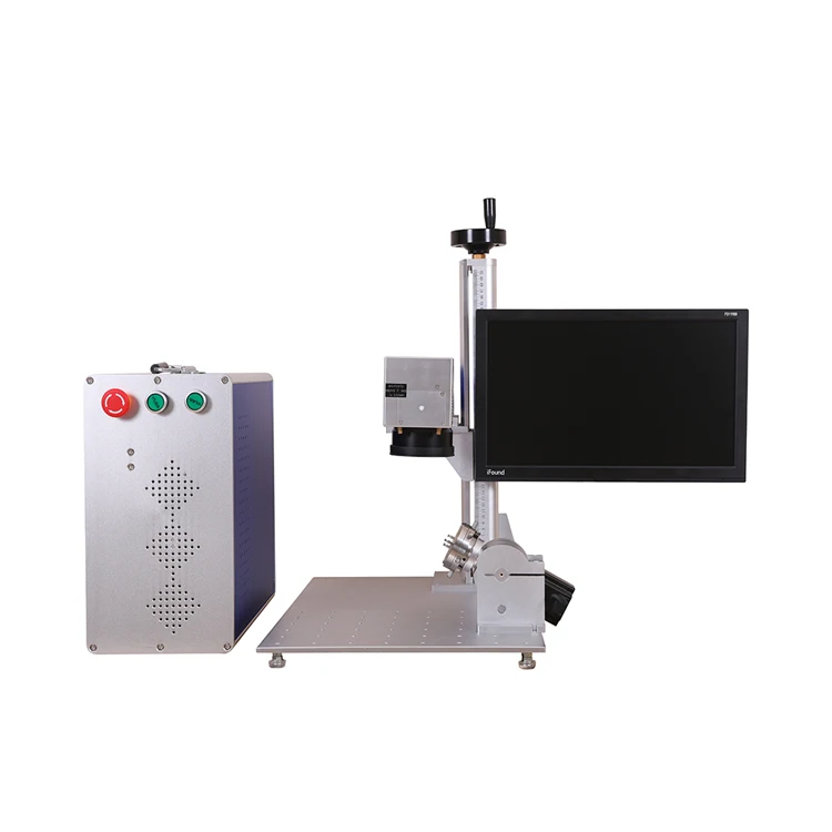 IPG 100W Fiber Laser Printer Automatic Online Flying Color Pipes 20W 30W 50W Used with Support for PLt Graphic Format