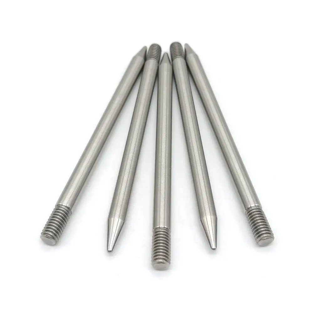 Non Standard Threaded Pins Plain 304 Stainless Steel Insert Tip Pin