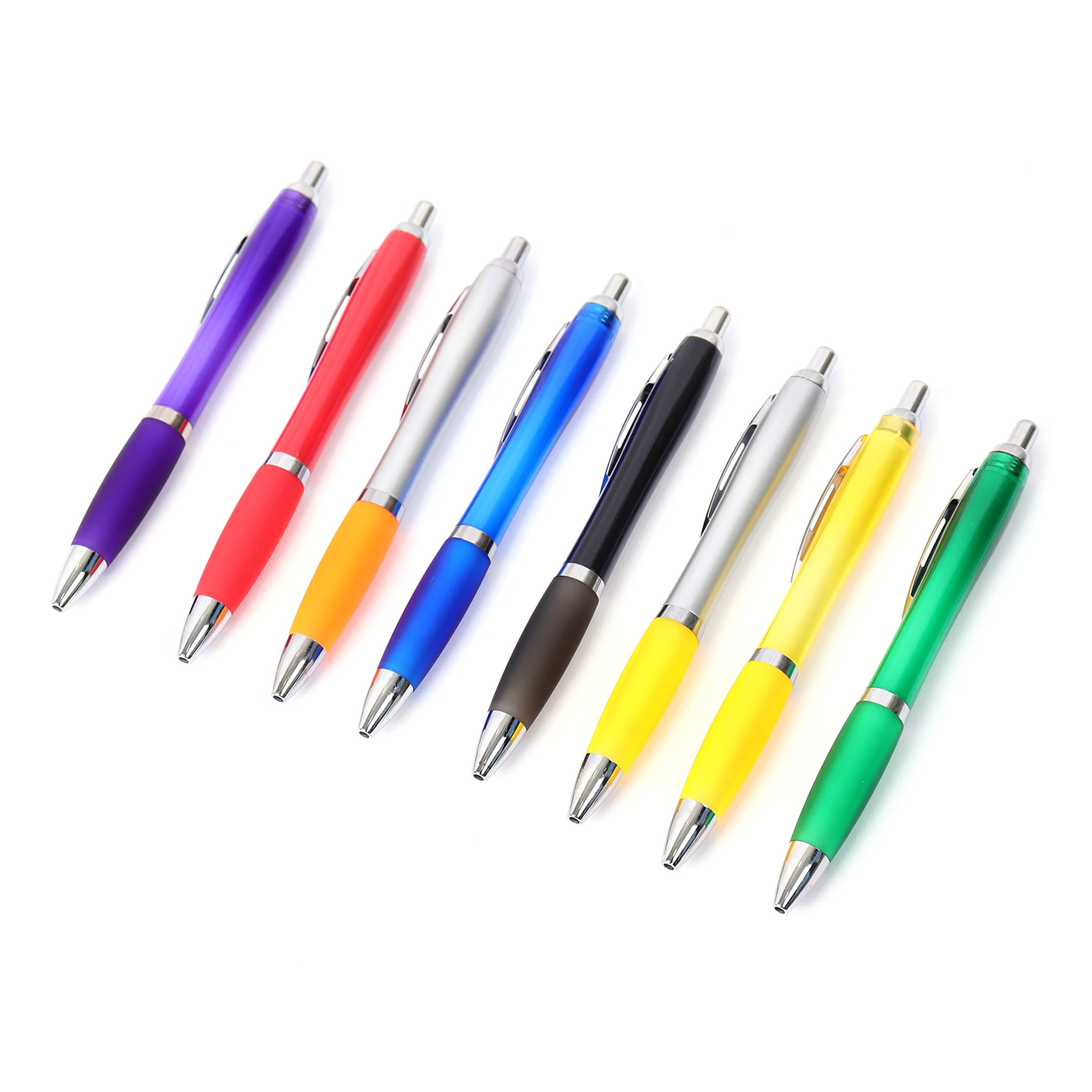 Factory direct sales of various ballpoint pens plastic office school supplies wholesale Multicolor pens Custom Logo