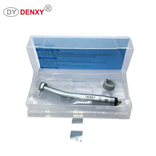 Denxy Dental Mini Head Generator LED High Speed Brushless Air Turbine Dental Handpiece