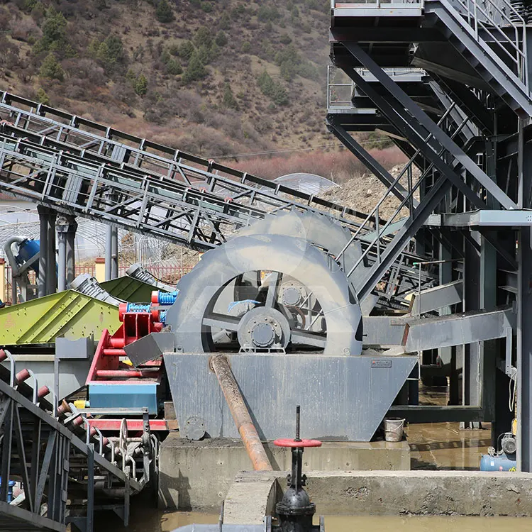 High Quality Vibro Silica Xsd Wheel Mini Plant Sand Washing Machine In India