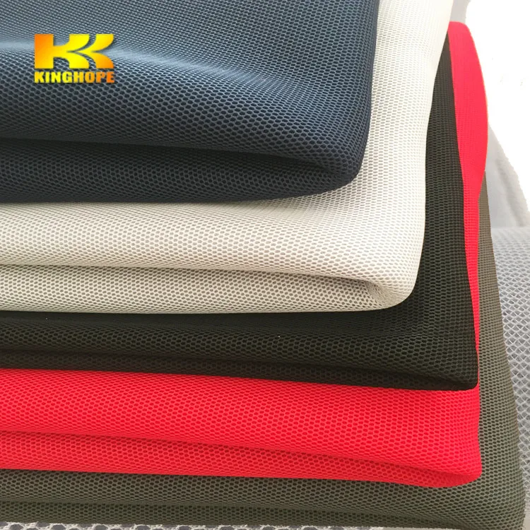 Shoes upper Mesh fabric for sportswear 100 Polyester 3d Air Knitted Fabric For