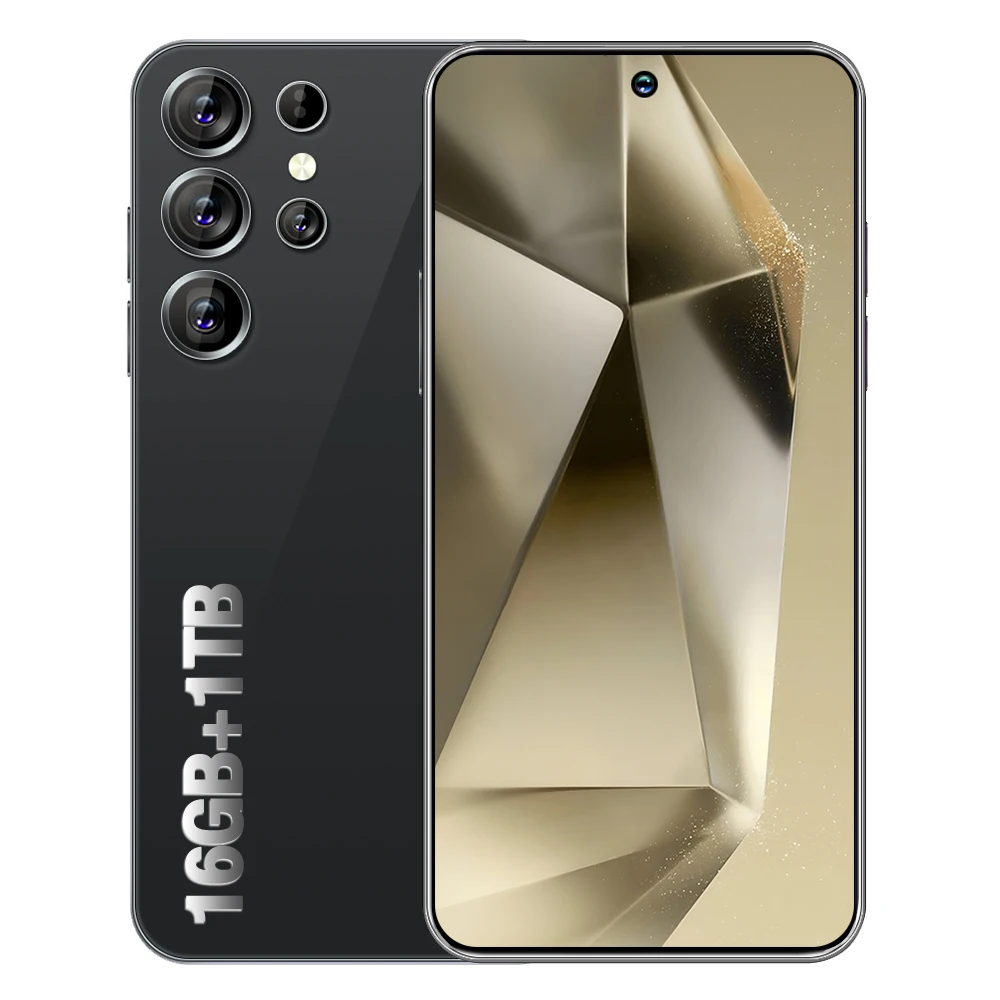 Глобальная версия S24 Ultra PHONE 16GB + 1TB полноэкранный мобильный телефон 6 8 дюймов HD сотовые телефоны 32 64MP 6800mAh 5G игровые смартфоны