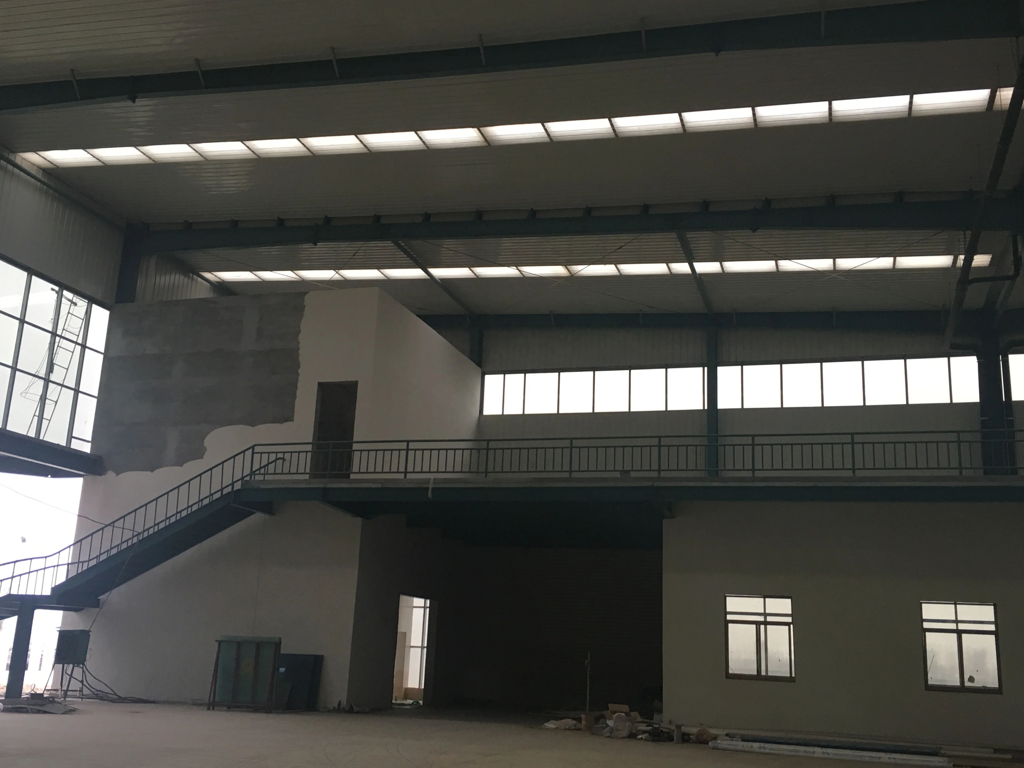 prefab house construction steel structure workshop building with fireproof panel