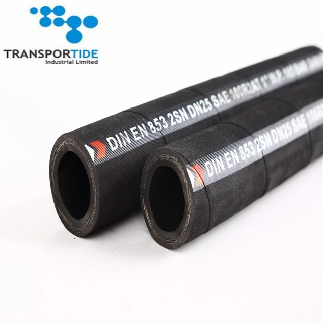 High Pressure Tractor Hose  Hydraulic Hose En 853 1SN R1 2SN R2 4SH 4SP