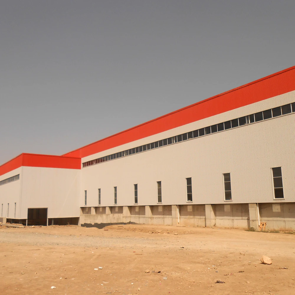 Light weight steel structure building durable designed manufactured industrial zone park plant workshop factory