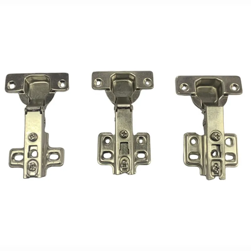 High quality hardware fitting one way or two way normal hidden two hole or four hole cabinet hinges bisagras para muebles