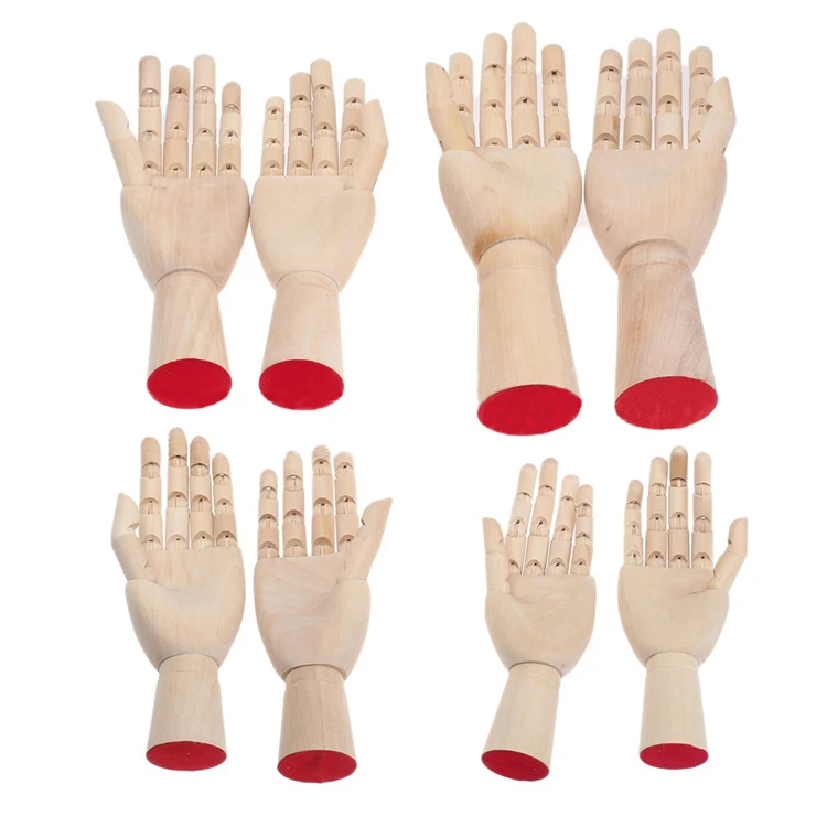 Wooden Hand for window display and sketching