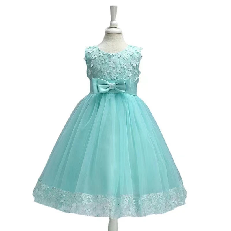 2024 Kids Wedding Dress Girls Princess Show Dress Girls Lace Lace Dresses