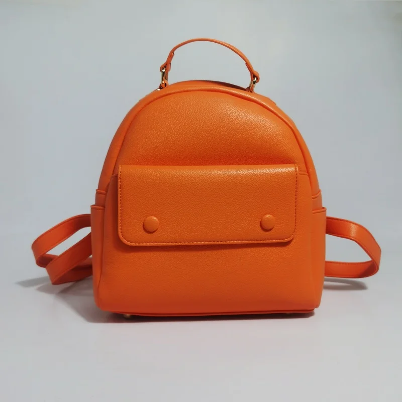 New Luxury Daily Business Travel Student School Backpack Custom High Quality Soft Leather Fashion Backpack Bag for Women