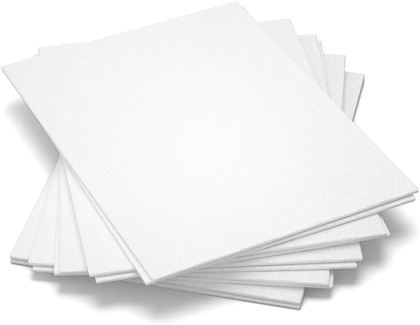 High Quality 100% Cotton Canvas Boards 3mm Thick White Blank Canvas Panel For New Beginners Triple Primed Painting Canvas Board