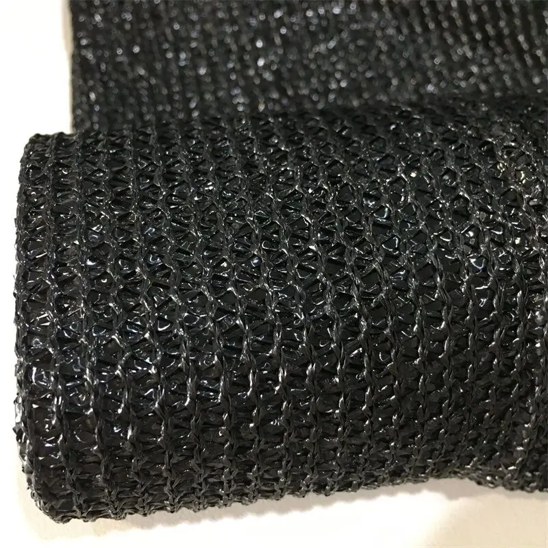 Black Shade Cloth, Outdoor Sunblock Mesh Tarp With Grommets, Durable Sun Shade Netting Shading