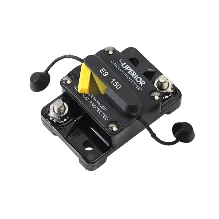 E98 150A manual reset switchable waterproof electrical car circuit breaker
