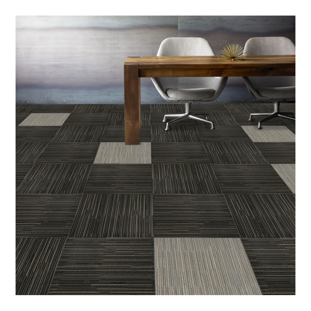 Kaili 2024 Commercial Hotel Carpet Tiles Stain-Resistant Nylon Square Carpet Tiles Office Manufacturer Carpet Tiles