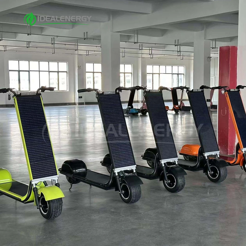 Conservation Original Kick Foldable Solar E Scooter Waterproof Weak Light Tech Pure E Electric Solar Scooter