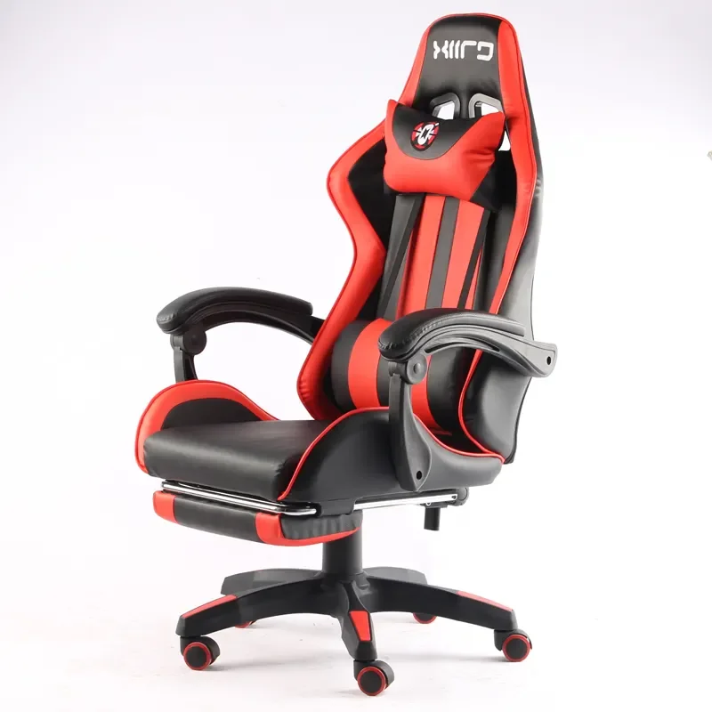 Cheap Price Custom Logo Computer PC Game Chair PU Leather Black and Red Gamer Gaming Chair