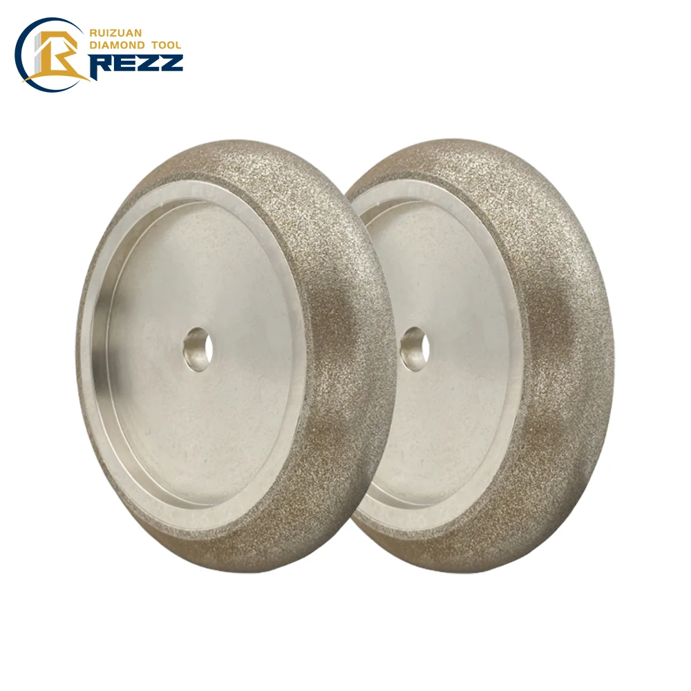 Ruizuan 127mm WM10/30 Electroplated Diamond CBN Wheels Tooth Grinding Band Saw Blades Grinding Wheels for Sawmill Band Saw Blade