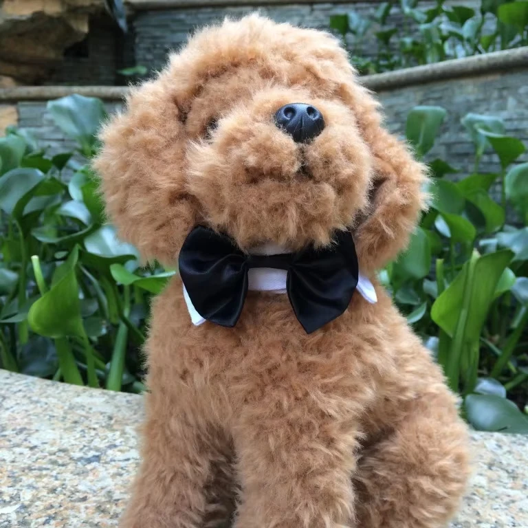 factory Classic Pre-Tied Solid Butterfly Bow Tie for dog Children Plain Style in Polyester Material