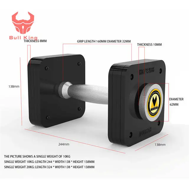 dumbbell factory wholesale gym equipment dumbbell set 20kgs 40kgs adjustable dumbbell