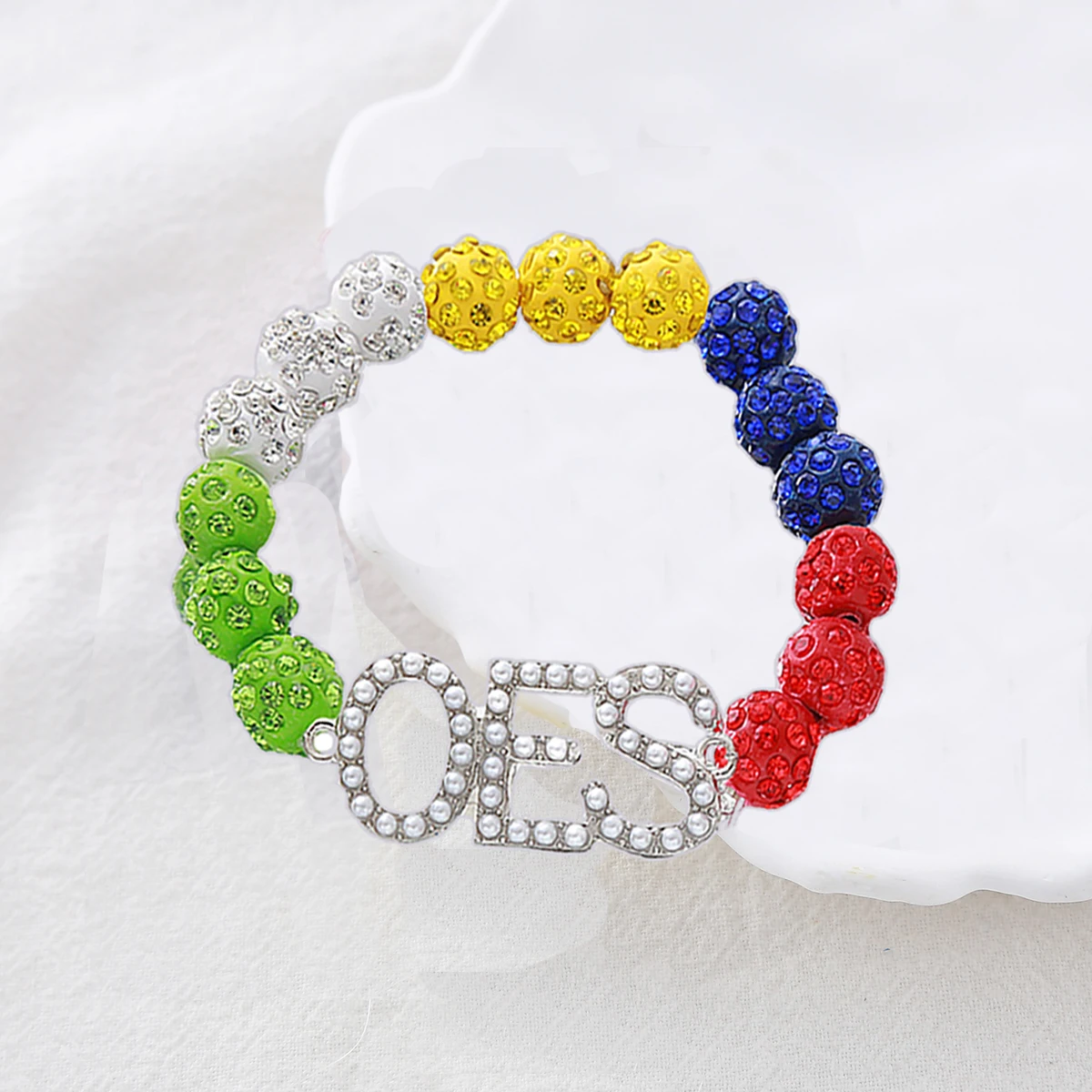 Mason Social Members Gifts Letters Order The Eastern Star Symbol OES Bracelets Jewelry