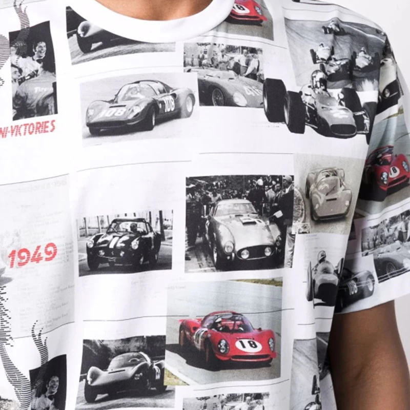 DiZNEW China Factory Wholesale Man polyester T-Shirt Car Print Promotional Custom Basic Plain Men O-neck Blank T-shirts