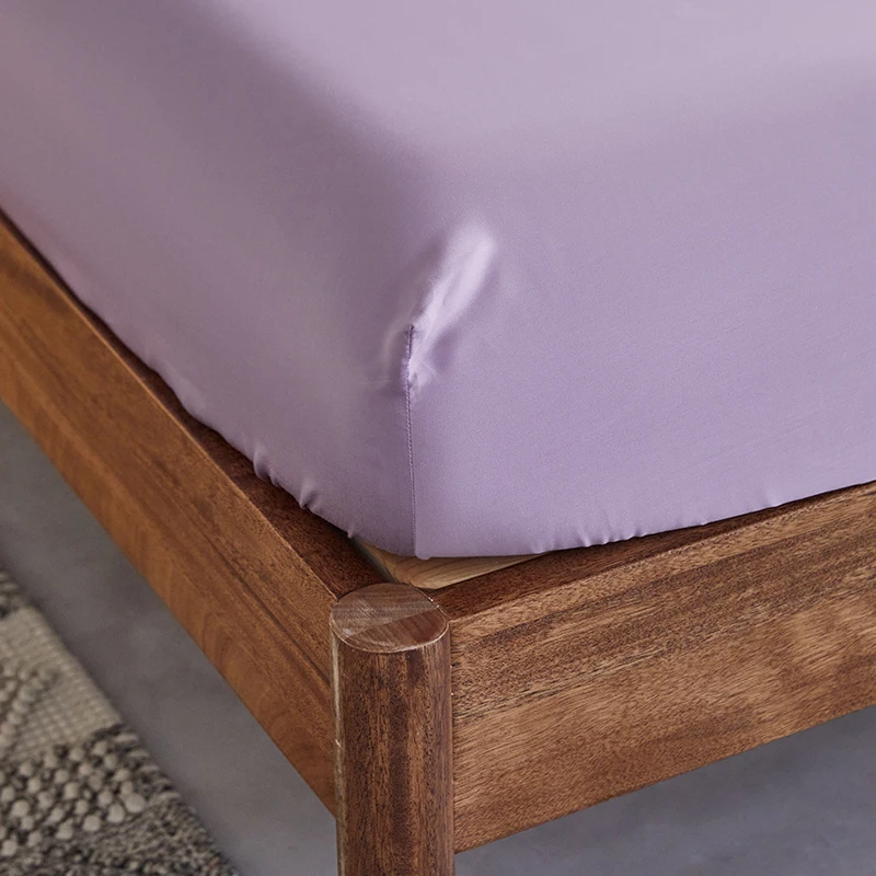 factory wholesale good price modern style bamboo viscose fitted sheets customized design and packaging for bedroom and hotel