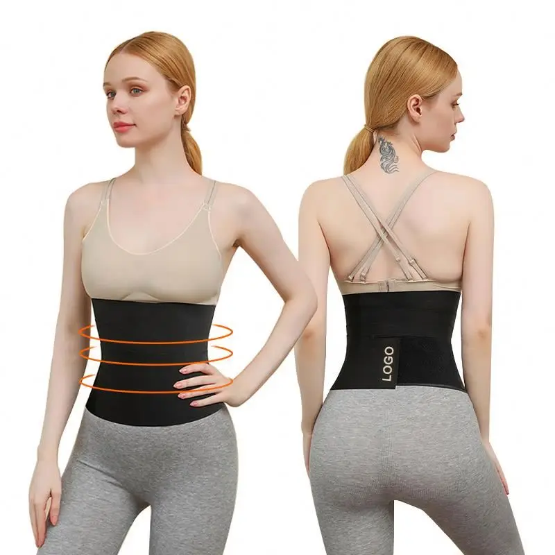 OEM Service Women Elastic Belly Shaper Waist Trainer Bandage  Belly Binding Wrap Slimming Waist Tummy Wrap