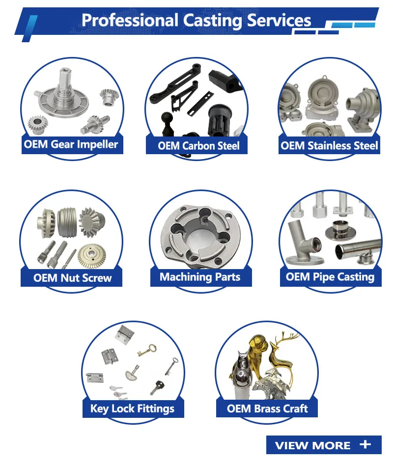 Professional OEM ODM Precision Stainless Steel 304 316 Investment Cast Parts Investment Fly Wheel Die Casting Metal Stamping