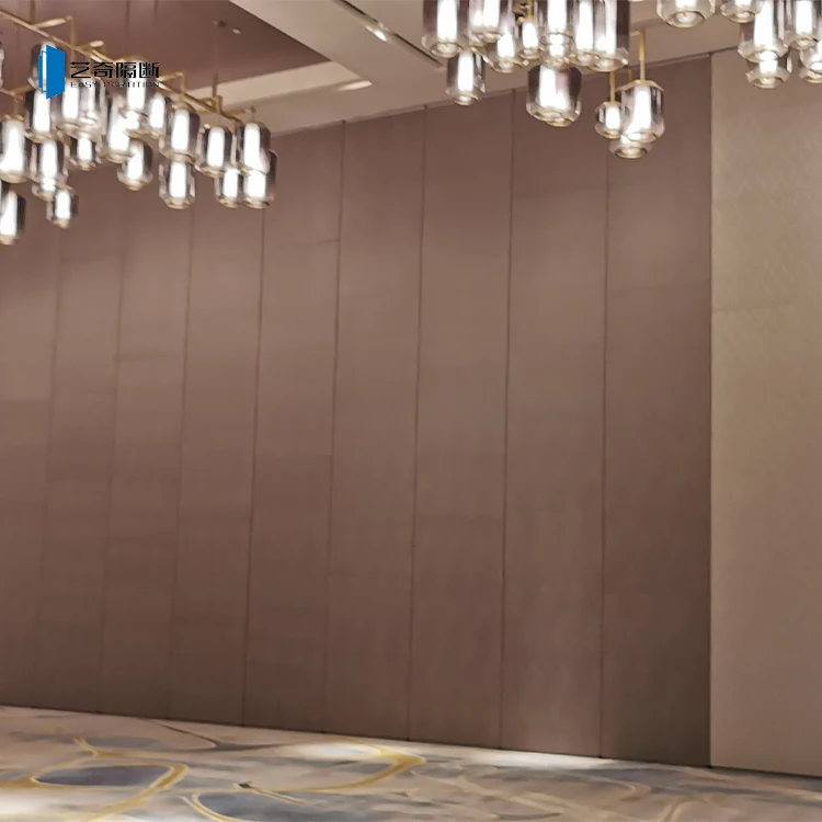 Hotel Decorative Mobile Soundproof Partition Movable Wall Exhibition Banquet Hall Folding Movable Partition Sliding Wall
