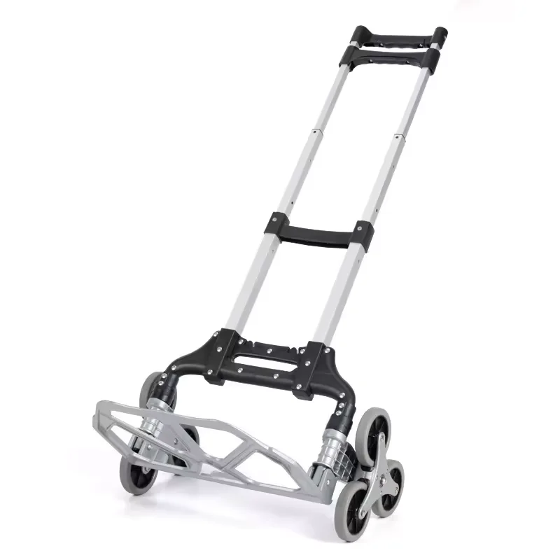 Safe Warehouse folding handling trolley Custom Logo Aluminum Hand trolley