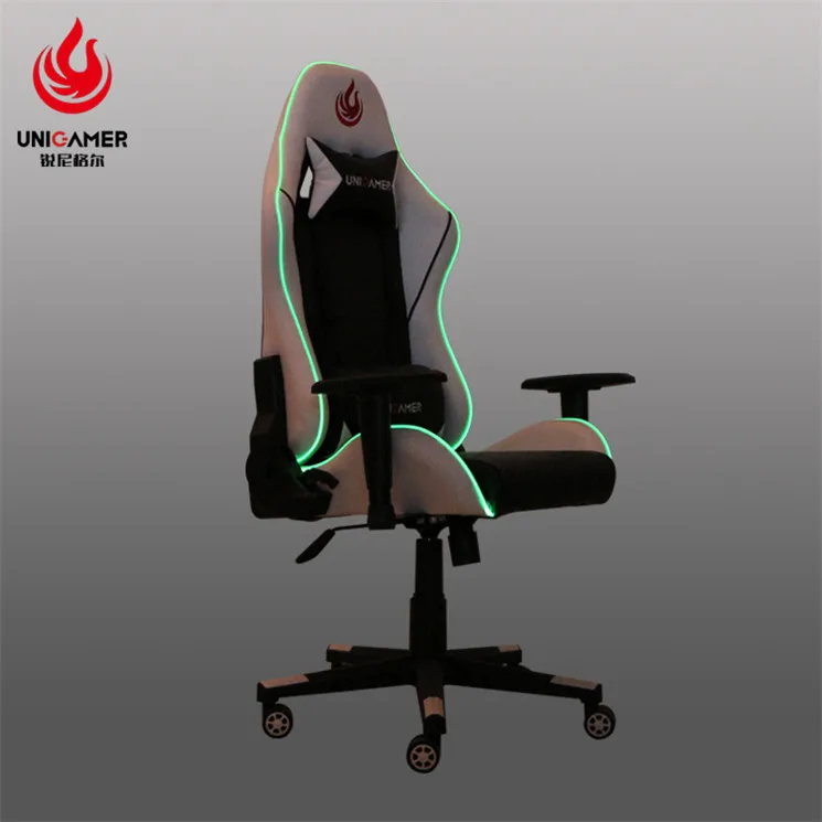 Factory Direct Wholesale Ergonomic Adjustable Swivel RGB PC Game Chair Silla Gaming Computer Chair Cadeira Gamer