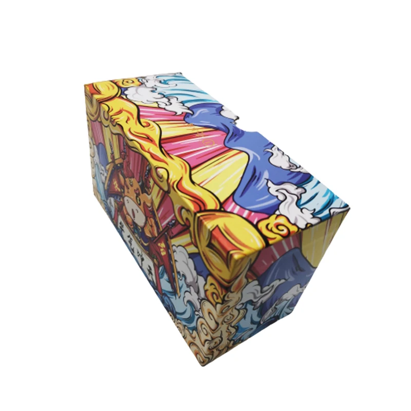 
Custom Logo Year Of The Ox Cardboard Gift Box Heaven And Earth Cover Cosmetic Box Paper Box Packaging And Printing 