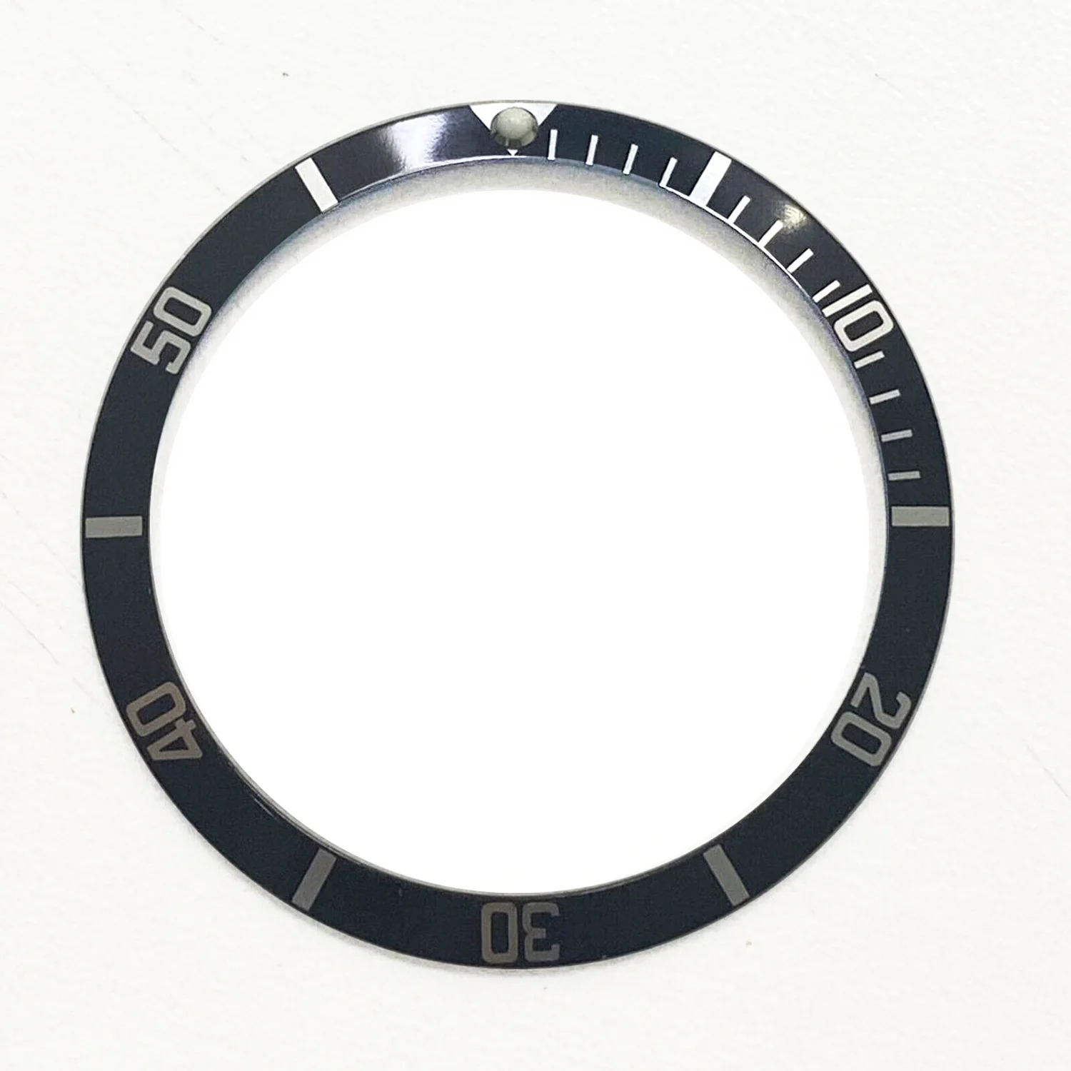 Custom 36.5mm vintage Style Aluminum Bezel inserts watch ring Precision quality work for GMT automatic watch