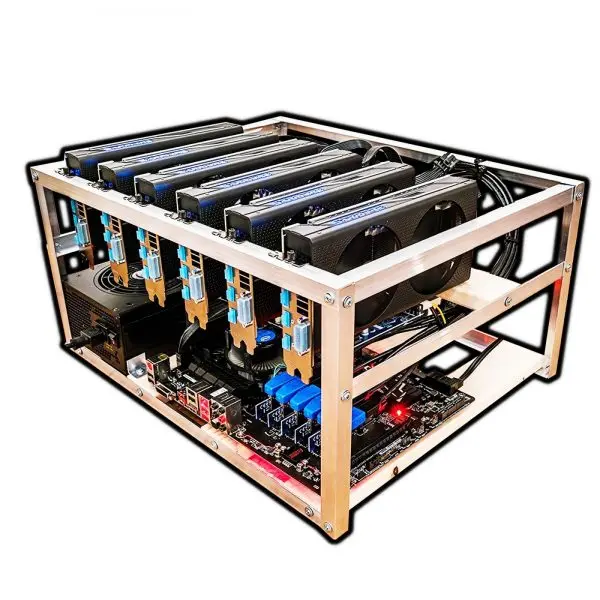 Rig Mine Kit Nvidia Server 16 Gpu Case Kiterium Mine Gpu Graphics Cards 8Gb 12Gb Afox Gpu