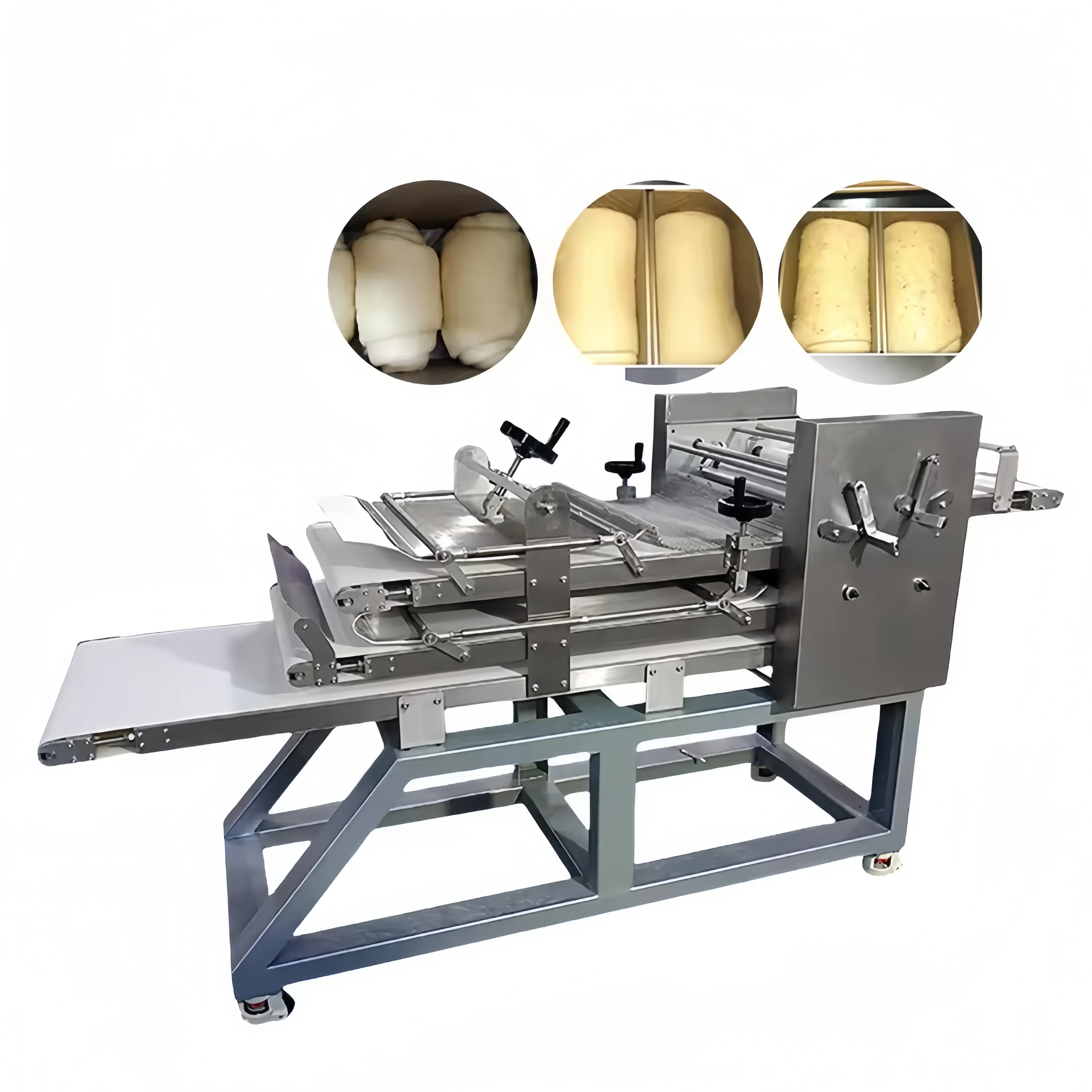 Hot Selling Automatic Bread Production Line Bread Dough Mixer Dough Divider Bread making machine Shaper Proofer Rotary Oven