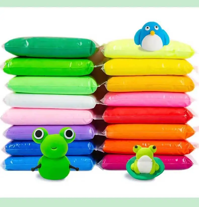 High Quality 24 Colors Air Dry Clay Super Light Clay DIY Polymer Clay Educational Crafts Toys For Kindergarten