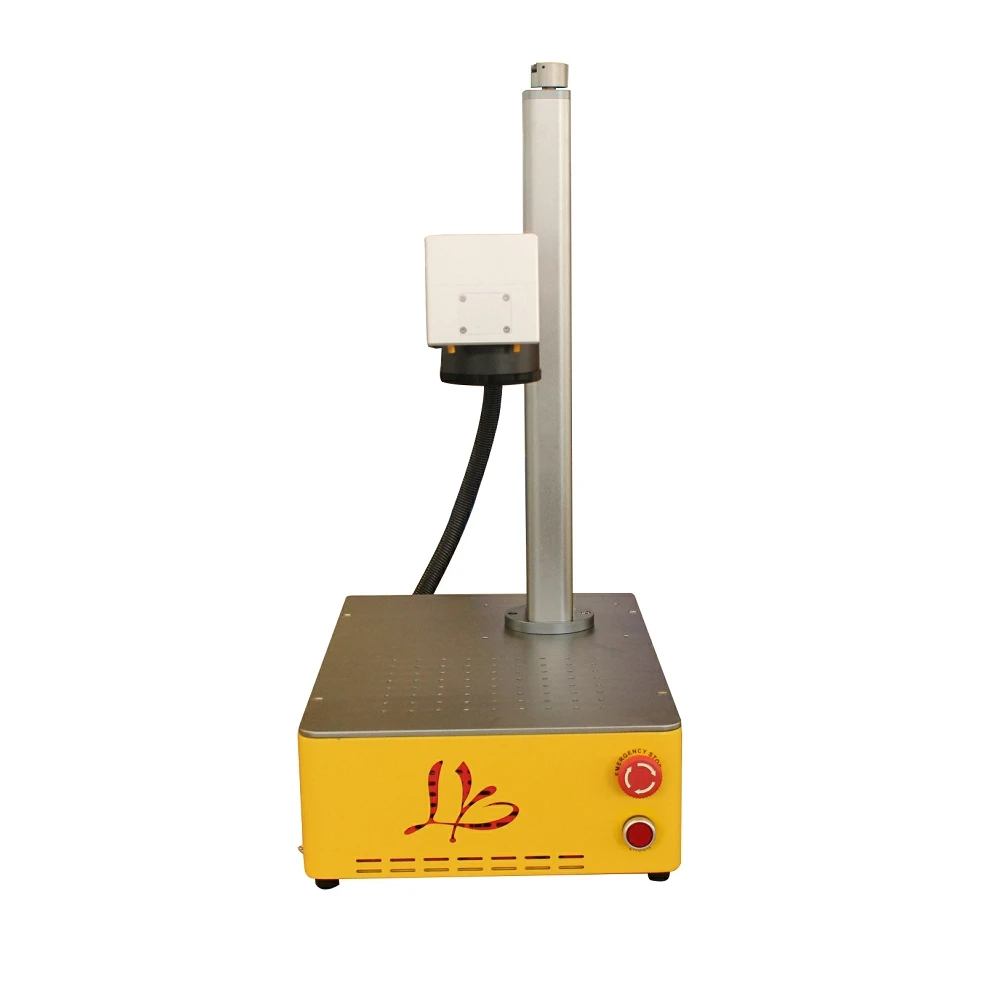 LY Desktop Fiber Laser Marking Machine Brand JPT 200W Built in 4th Axis Drive for Ceramic Plastic PVC Engraving 220V 110V