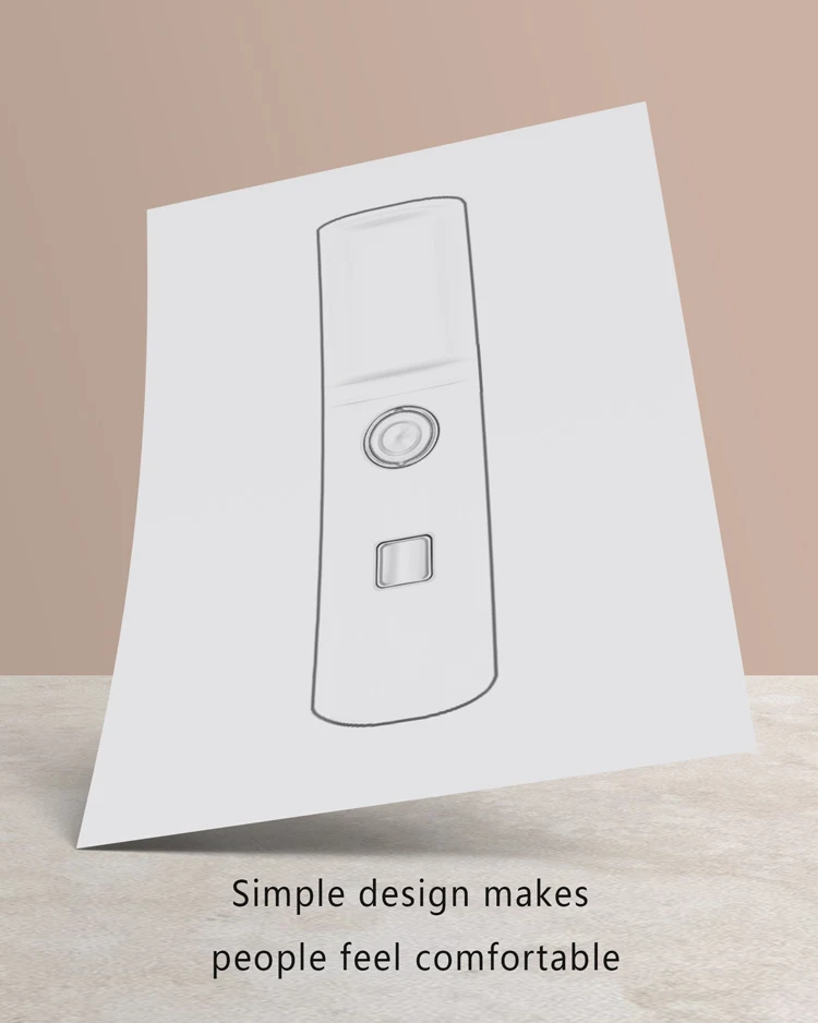 Электрический распылитель тумана для лица портативный Перезаряжаемый небулайзер карманный пластиковый