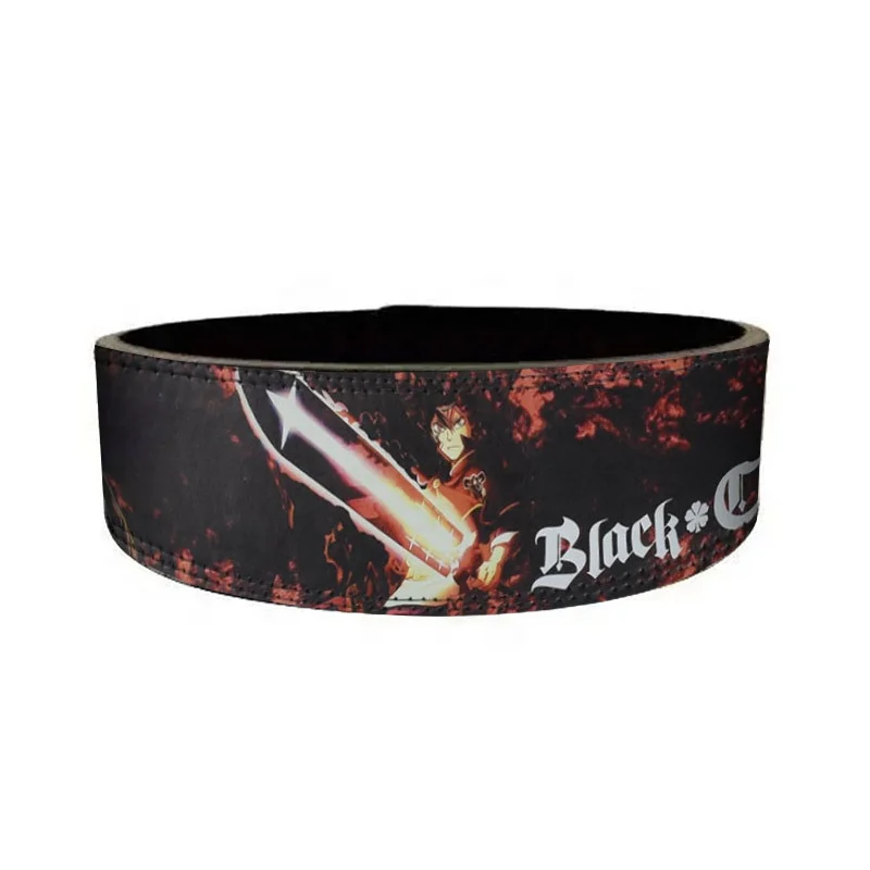 New design bodybuilding powerlifting gym lever belt printing various patterns quick lever design SBD style powerlifting belt