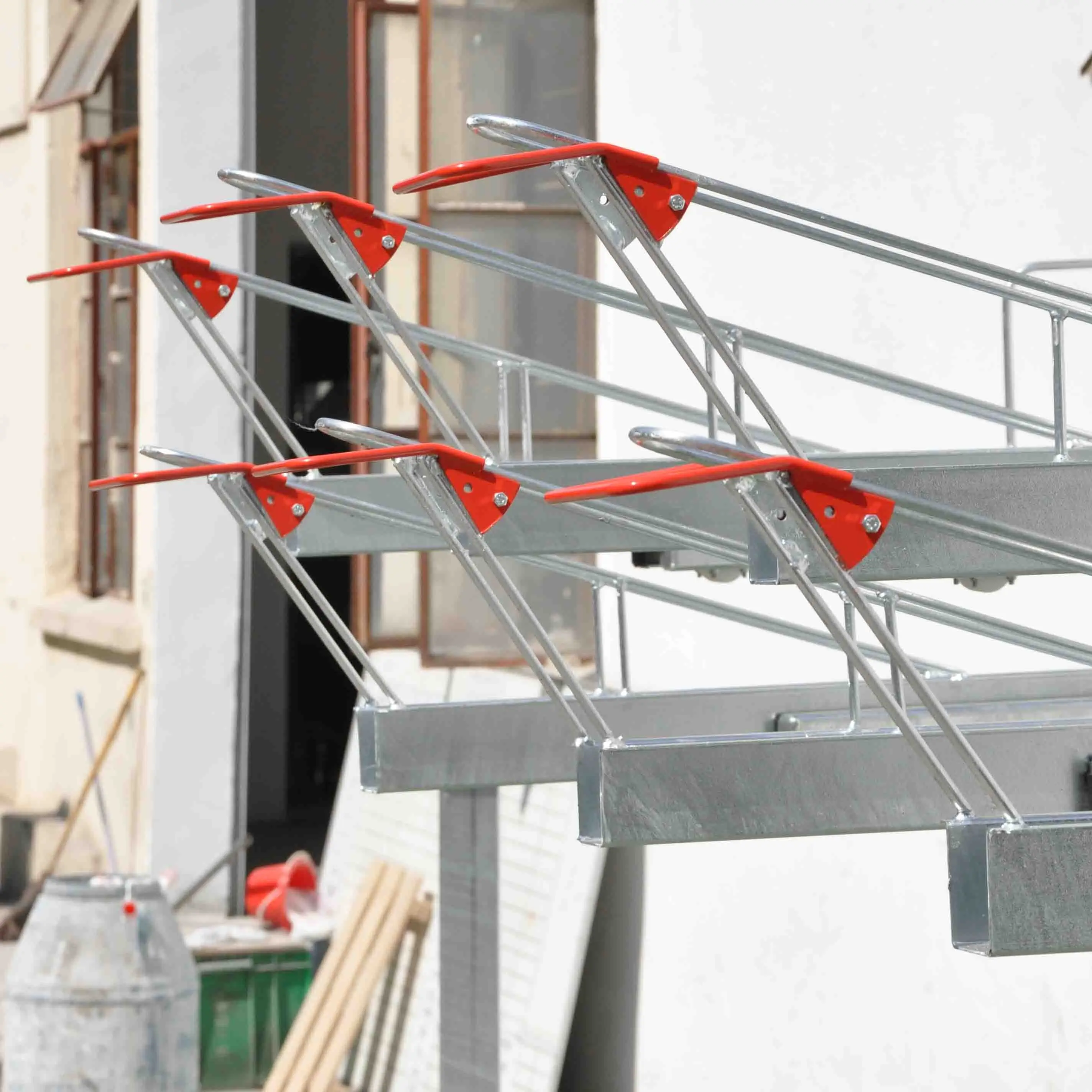 Customized Double Decker Two Tier Galvanized Cycle Parking Multiple Bikes Stand Rack Bike Rack/Bicycle Frame