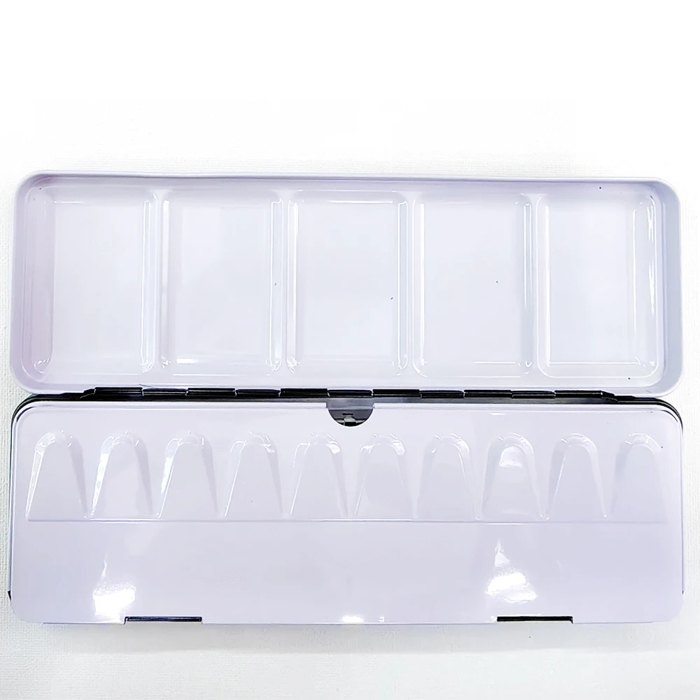 Hot High Quality 24 Colors Solid Watercolor Painting Water Color Paint Set In Tin Box