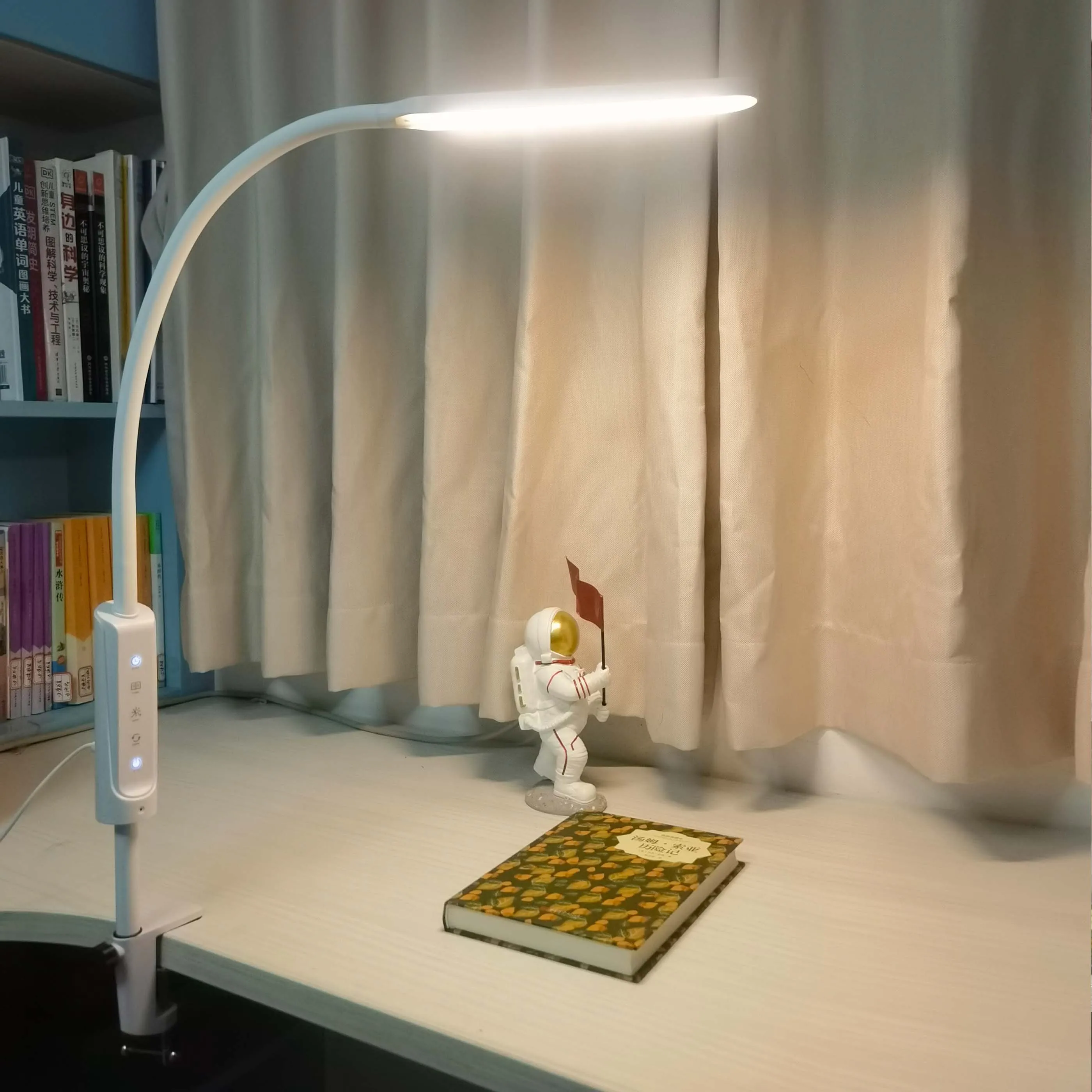 Новый высококачественный USB-зажим для ввода проводов светодиодная USB Настольная лампа с большим железным зажимом Прямая поставка завода поддержка по индивидуальному заказу