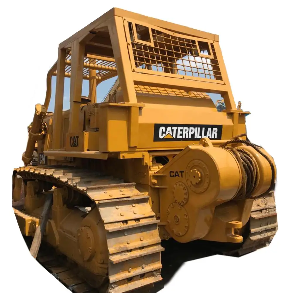 Б/у гусеница cat original D7G D7 D7H D6H D6R D5H D5G бульдозер с лебедкой и рыхлителем для продажи
