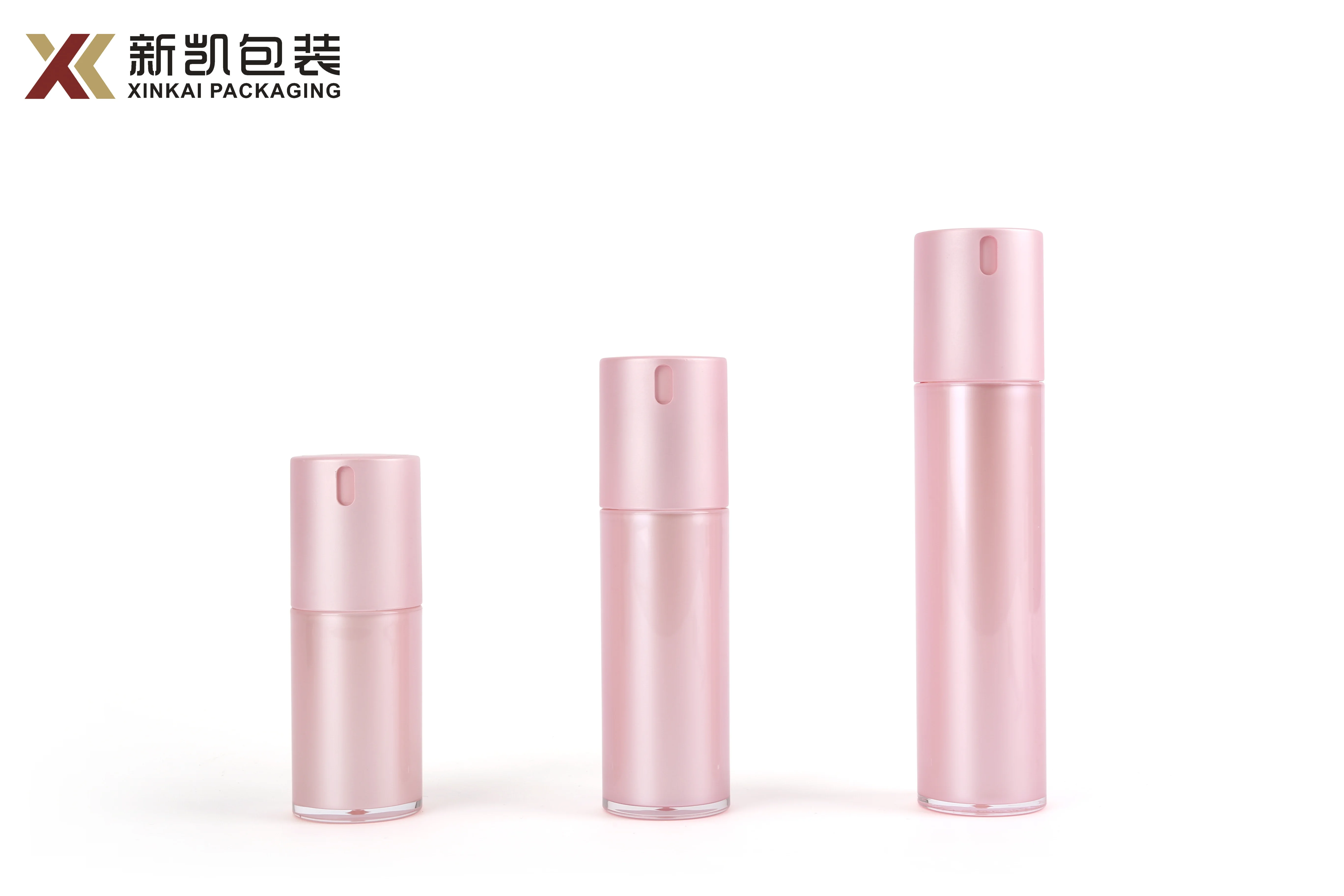 Cosmetic Twist Airless Pump Bottle 15ml 30ml 50ml Acrylic Twist Lotion Pump Bottle Frosted Vaccum Pump Bottle
