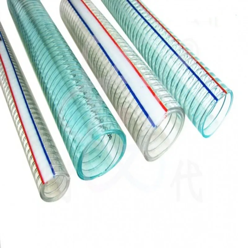 Vacuum Water Hose Pipe Pvc Food Grade Pvc Steel Wire Reinforced Hose