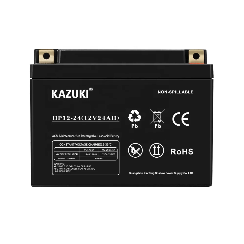 Various Good Quality Manufacturing Plant 12V24ah Lead Acid Battery For Electric Tricycle