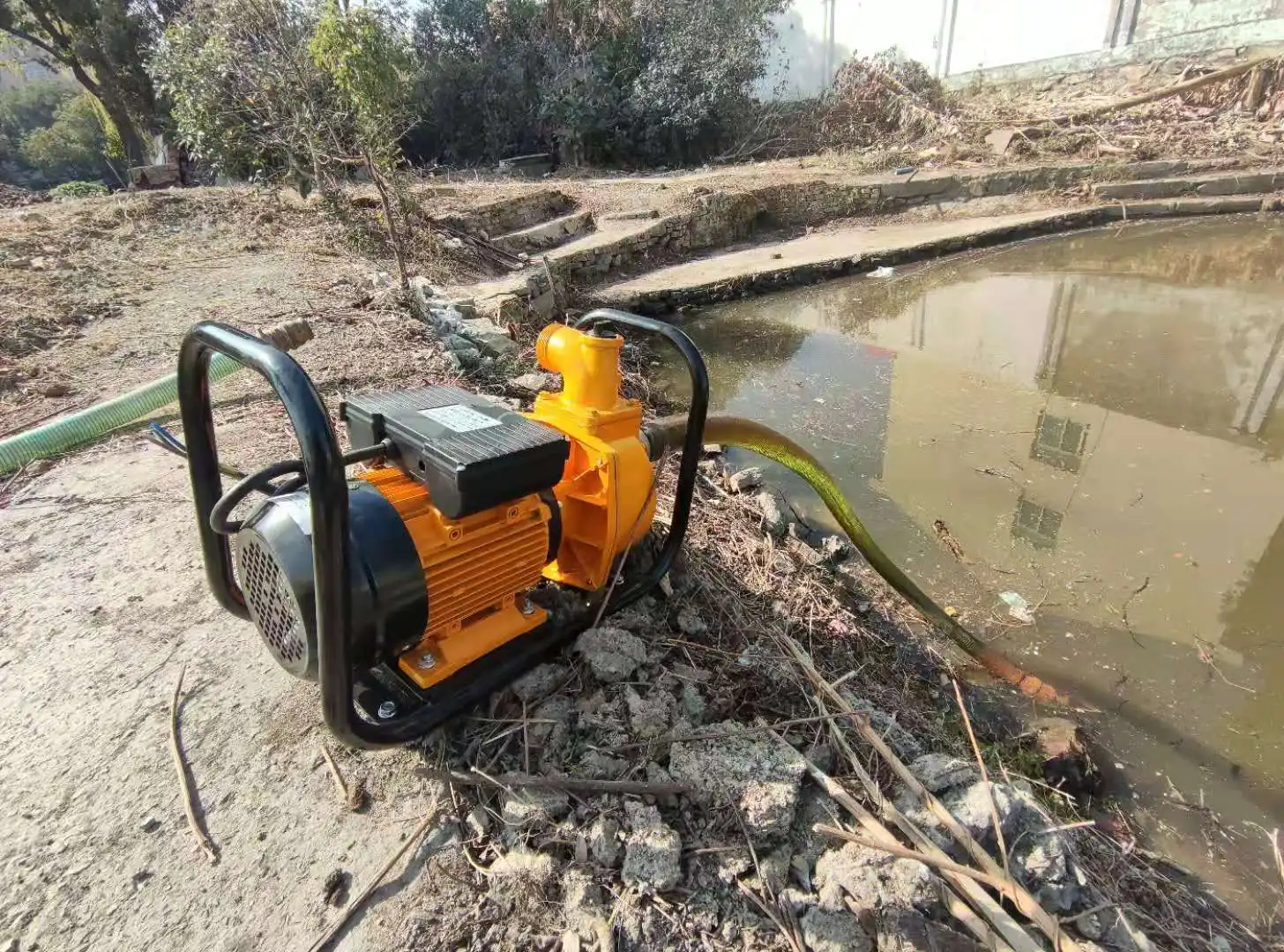 
Portable High Pressure Water Engine Pump agricultural equipment irrigation solar hand water pump 
