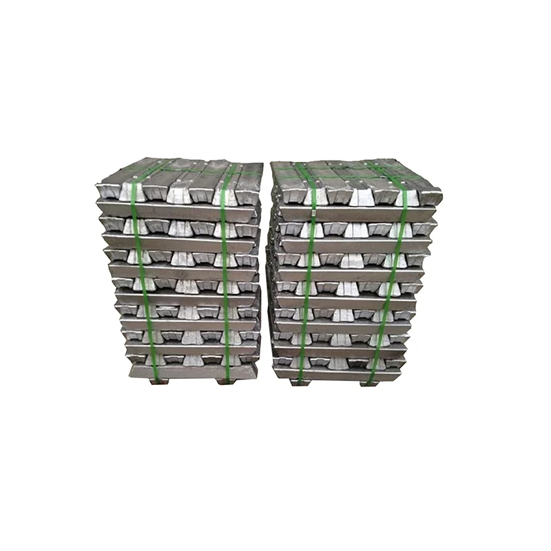Zinc Ingot Metal Price China ASTM AISI High Pure Zinc Ingot Silver White Metal Appearance