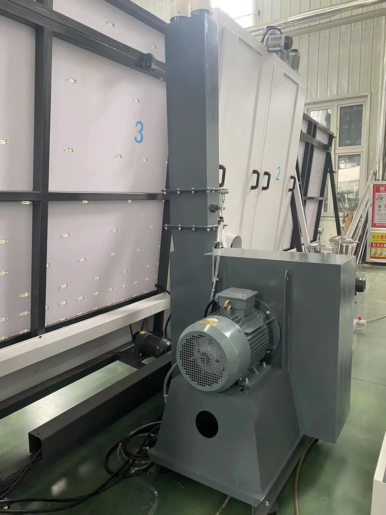 Vertical Glass Washing Cleaning Machine for Float Glass Low E Glass Washing and Drying Machine
