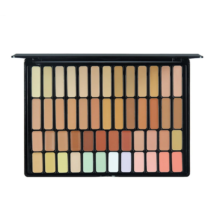 Free sample  Private Label Face Makeup Waterproof 50 Color Best Lace Concealer Palette